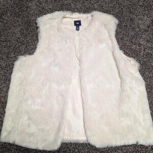 Women's GAP Faux Fur Vest Size XL NWOT!